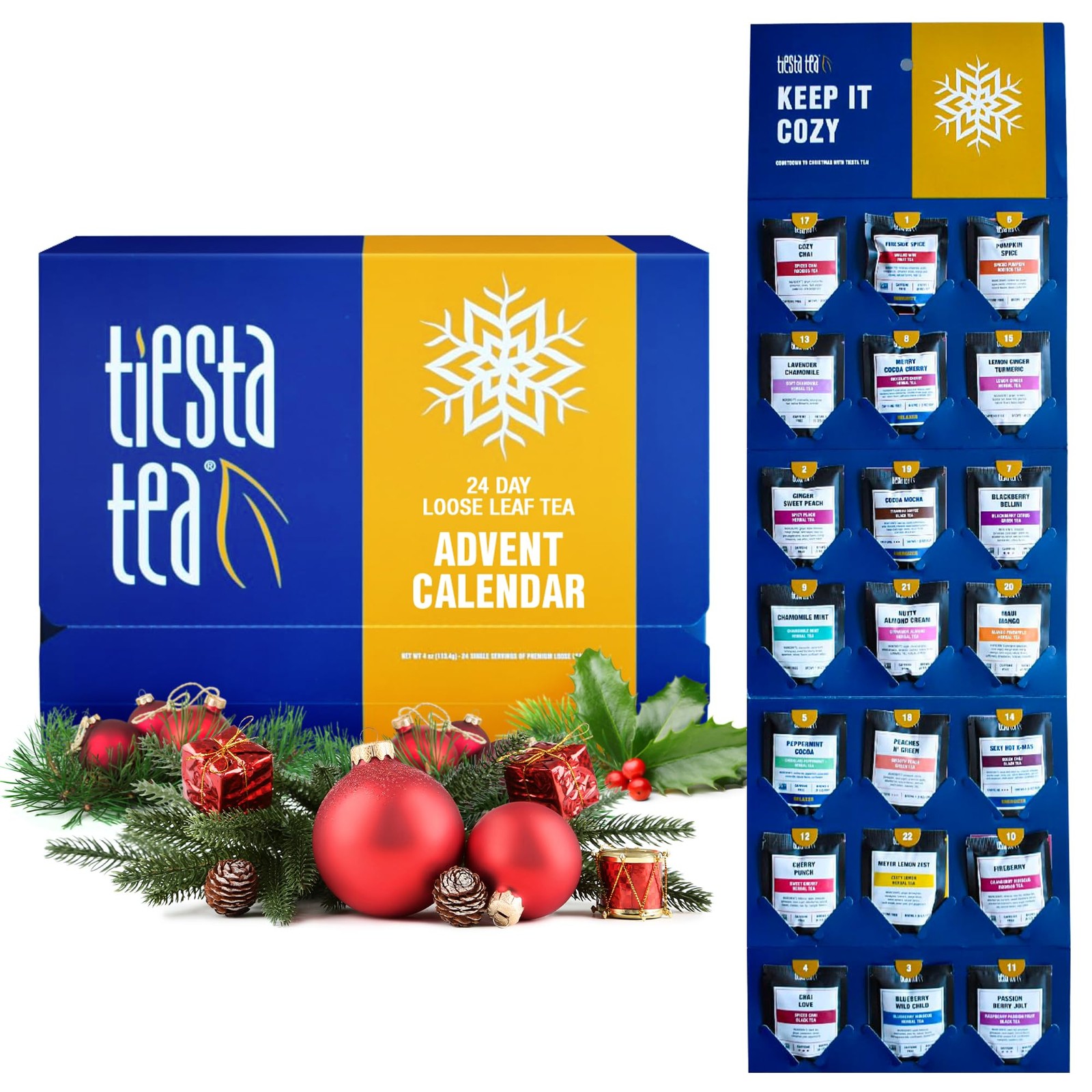2025 Advent Calendar, 24 Unique Mother’s Day Loose Leaf Blends, Limited Editi…