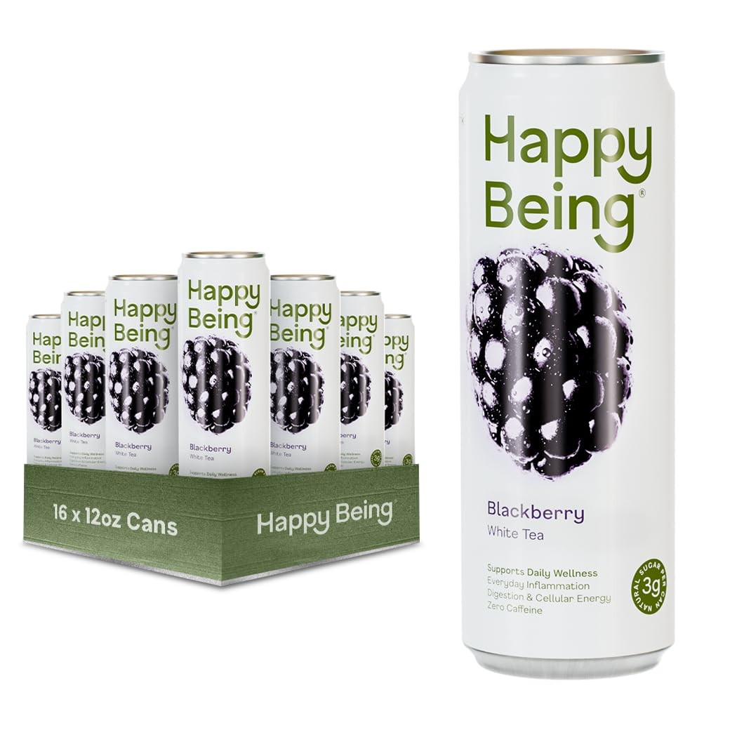 Happy Being Blackberry White Tea – Antioxidant & Polyphenol Rich, Infused wit…