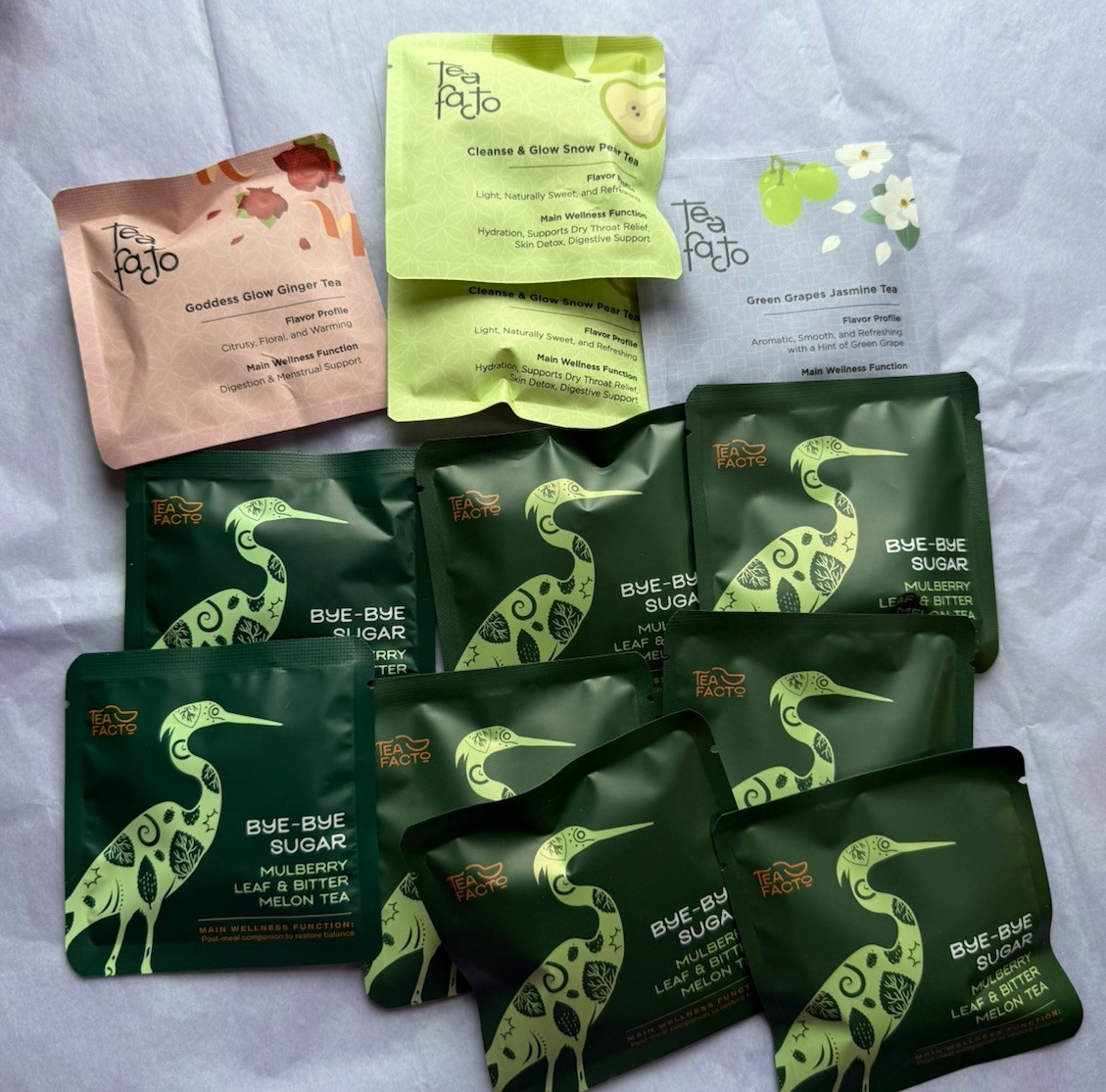 12 Individual Tea Facto Tea Bags As Shown