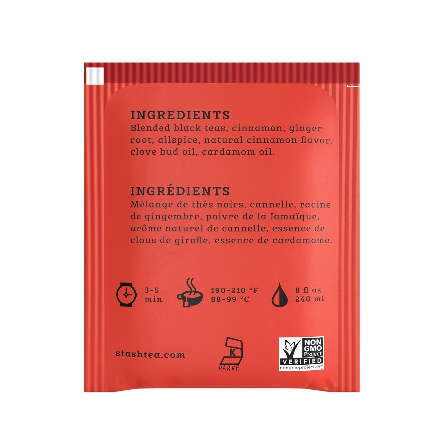 Exquisite Chai Spice Black Tea: 100 Bags of Bold Tradition & Rich Aroma