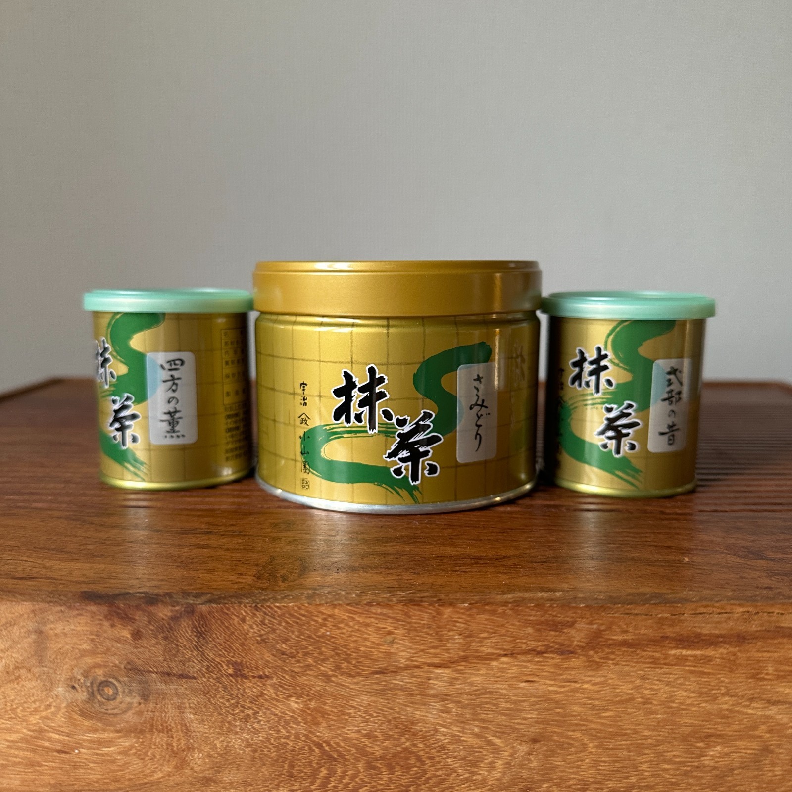 Uji Matcha Latte Set Yamamasa Koyamaen Matcha Tin set of 3 210g