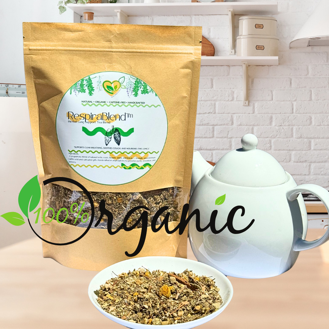 Herbal Lung Loose Tea – Mucus Cleanse Respiratory & Breathing Support 1/3.5 oz