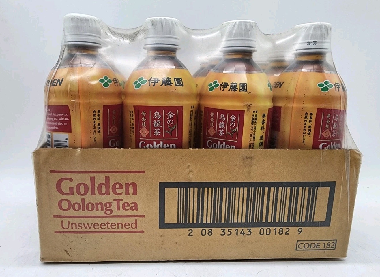 ITO EN Golden Oolong Tea 12 Pack 16.9 oz Bottles Unsweetened Zero Calorie Tea