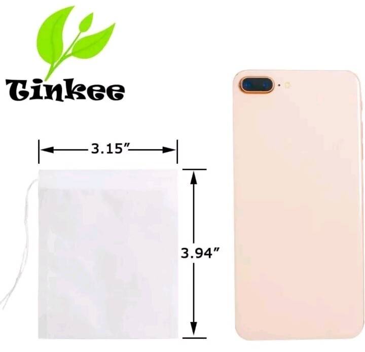 Tea Filter Bags Safe And Natural Material Disposable Tea Infuser Empty Tea Bag W