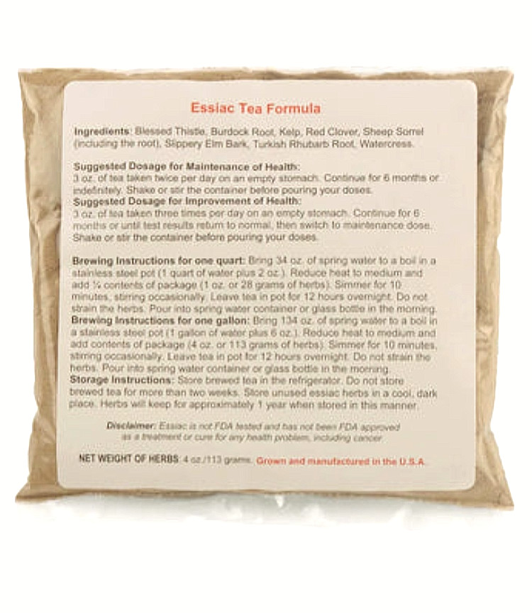 THE Authentic Organic ESSIAC TEA – 8 Herb Formula of the Highest Quality 4 oz.