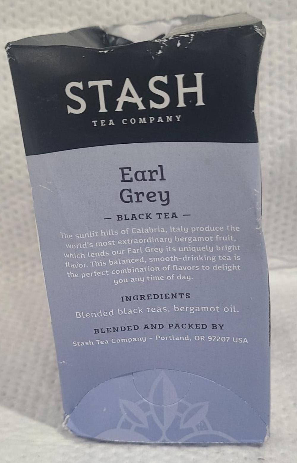 Stash Tea Earl Grey, 20 Count BB 11/26