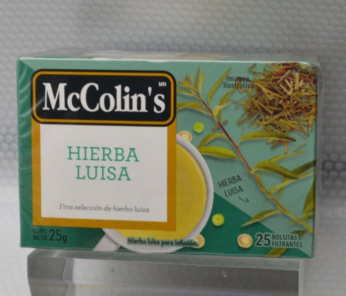 Mc Colin’s Hierba Luisa 25 tea bags – 25g. Lemongrass from Peru
