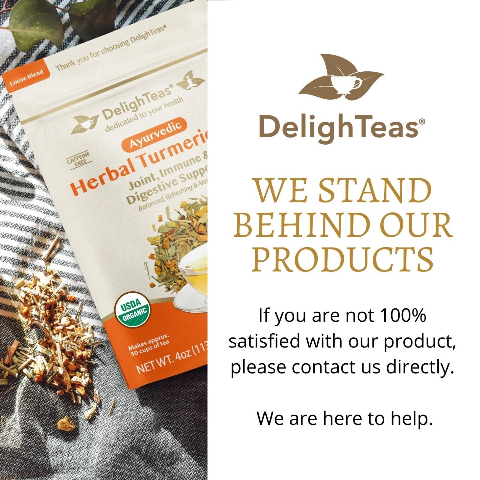 Ayurvedic Herbal Turmeric Tea – Loose Blend