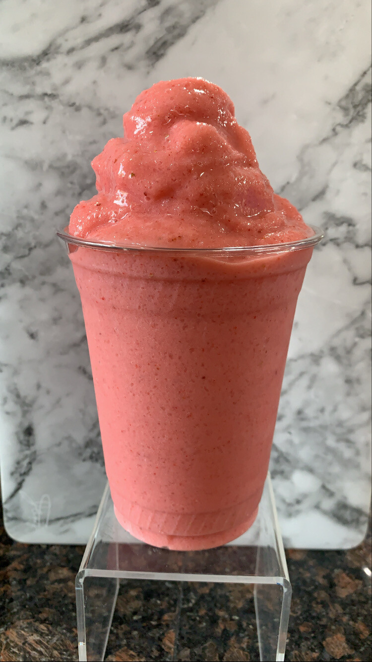 Premium STRAWBERRY BANANA Powder Boba Bubble Tea Tapioca Pearl Smoothie 12 oz