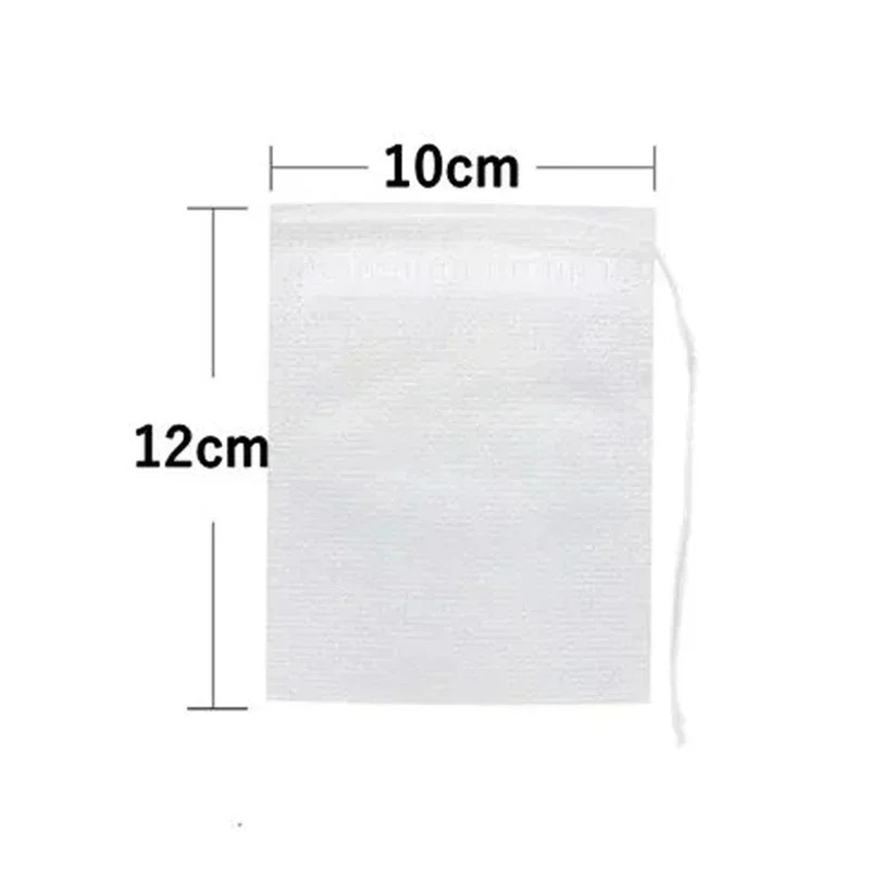 200/50PCS Disposable Tea Filter Bags Non-Woven Fabric Tea Bag with Drawstring Ki