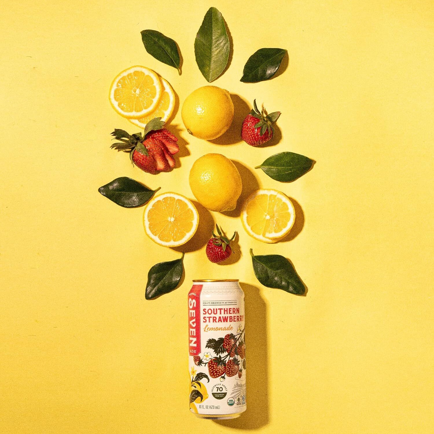 Seven Teas Lemonade Southern Strawberry 16 Fl Oz