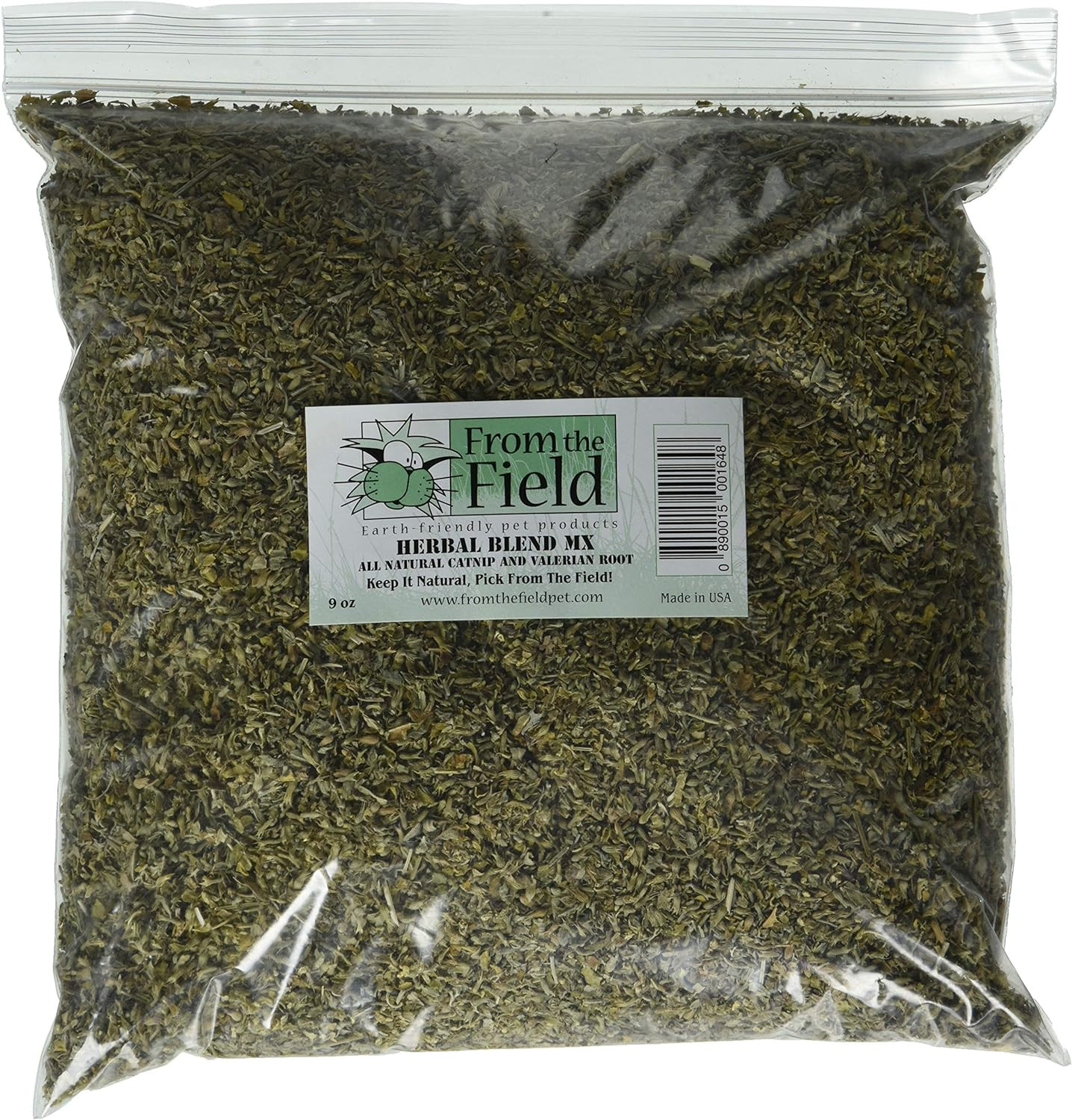 From The Field Herbal Blend MX Catnip & Valerian Root Bag 9 oz Bag