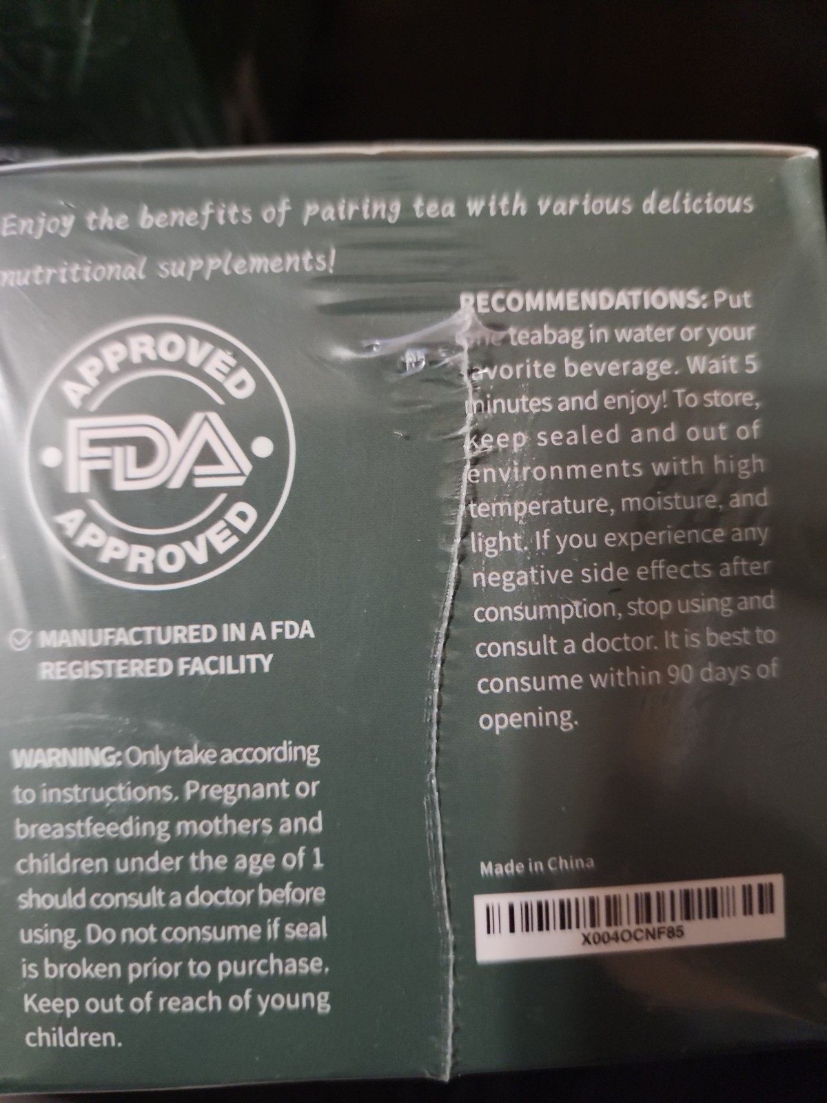 3pk Oil Cleansing & Reducing Liver Herbal Tea 100% Natural 10Bags X 3.New Sealed