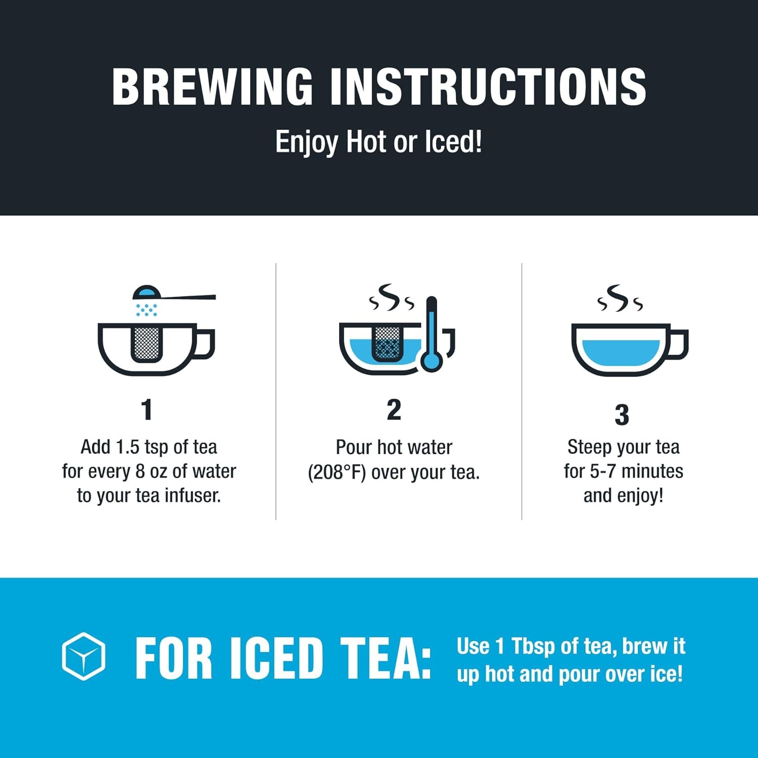 Tiesta Tea Blueberry Wild Child, Loose Leaf, Bulk Pouch – 200 Cups