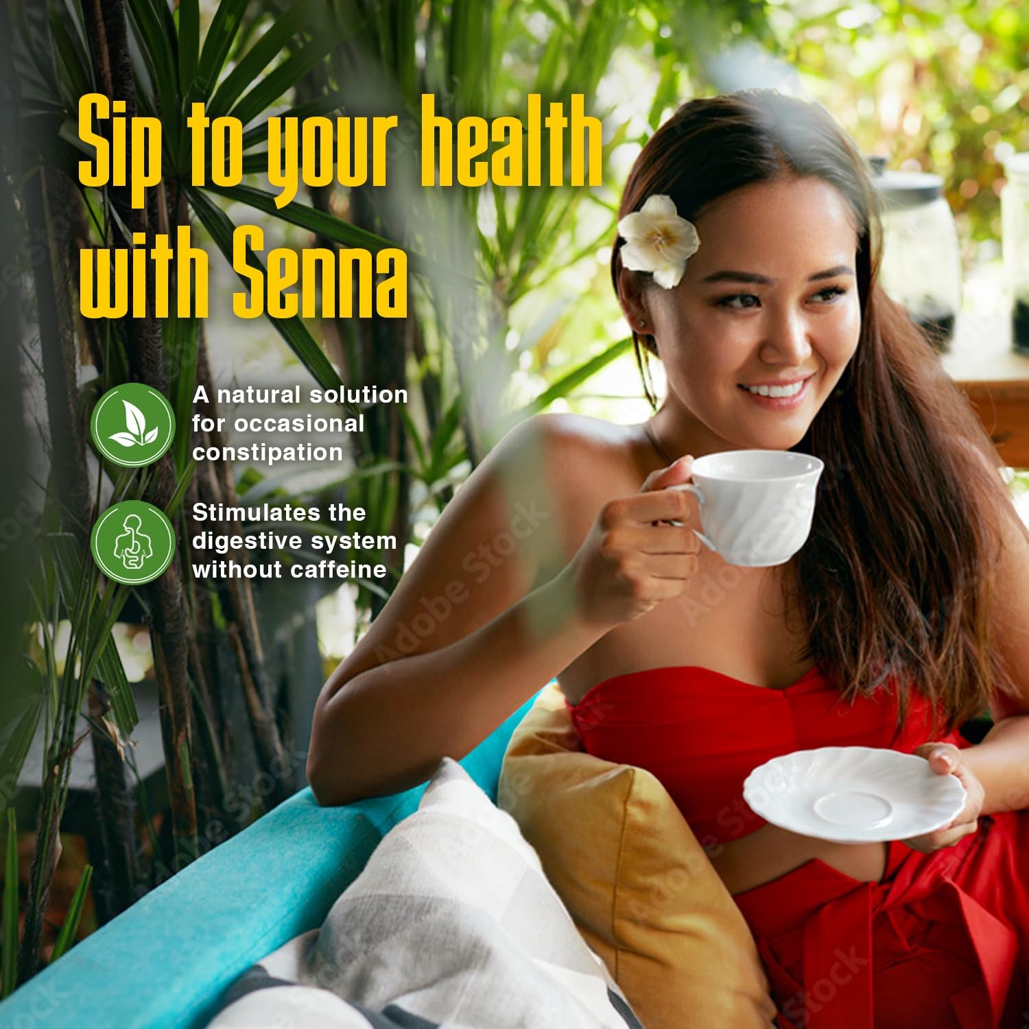 Body Slim Dieters Caffeine Free Chinese Herbal Tea Senna Leaves Lemon Zest 30