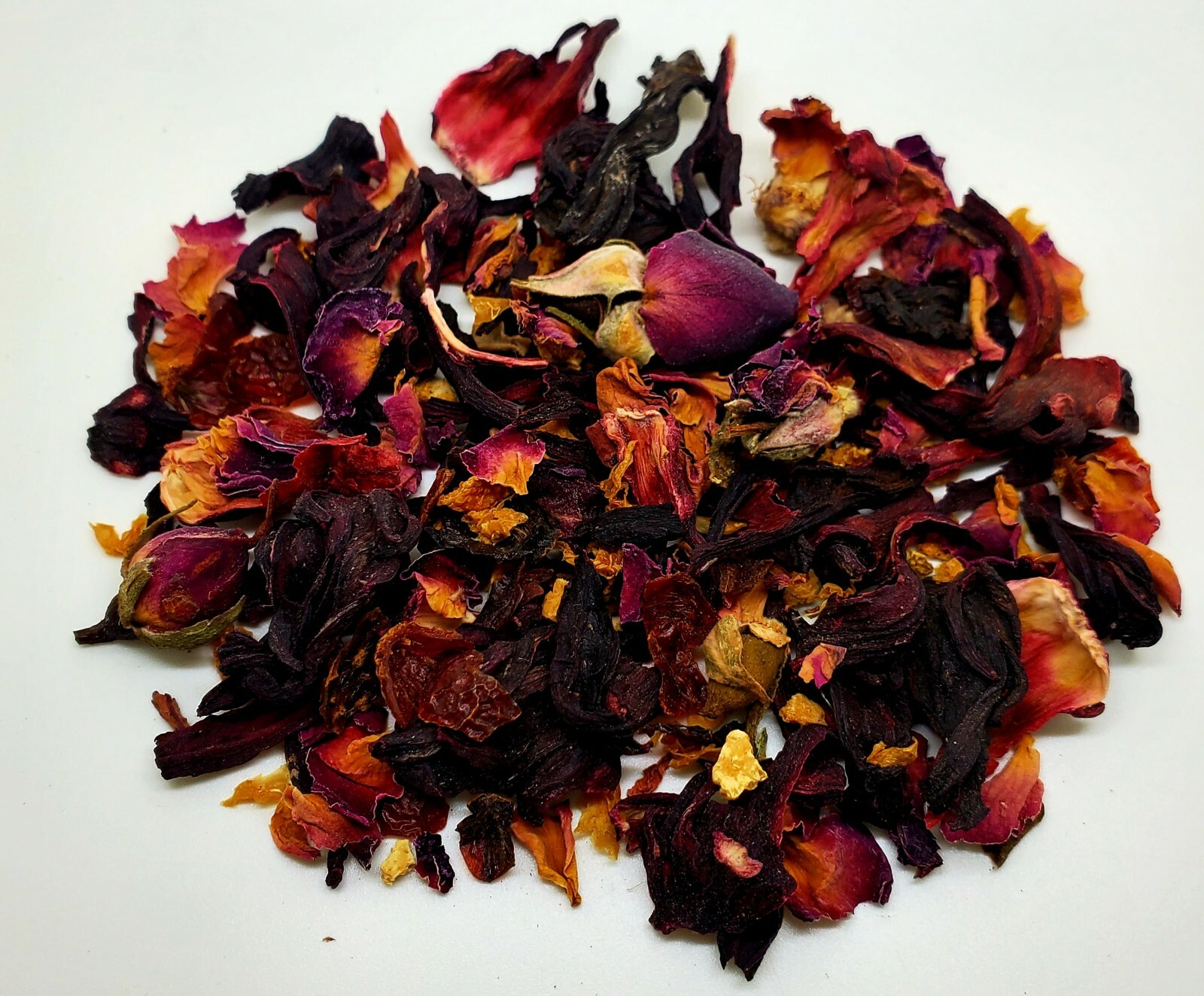 Hibiscus Herbal Tea + Rosehip, Orange Peel, Rose Petals (Free Spoon & 5 Tea Bags