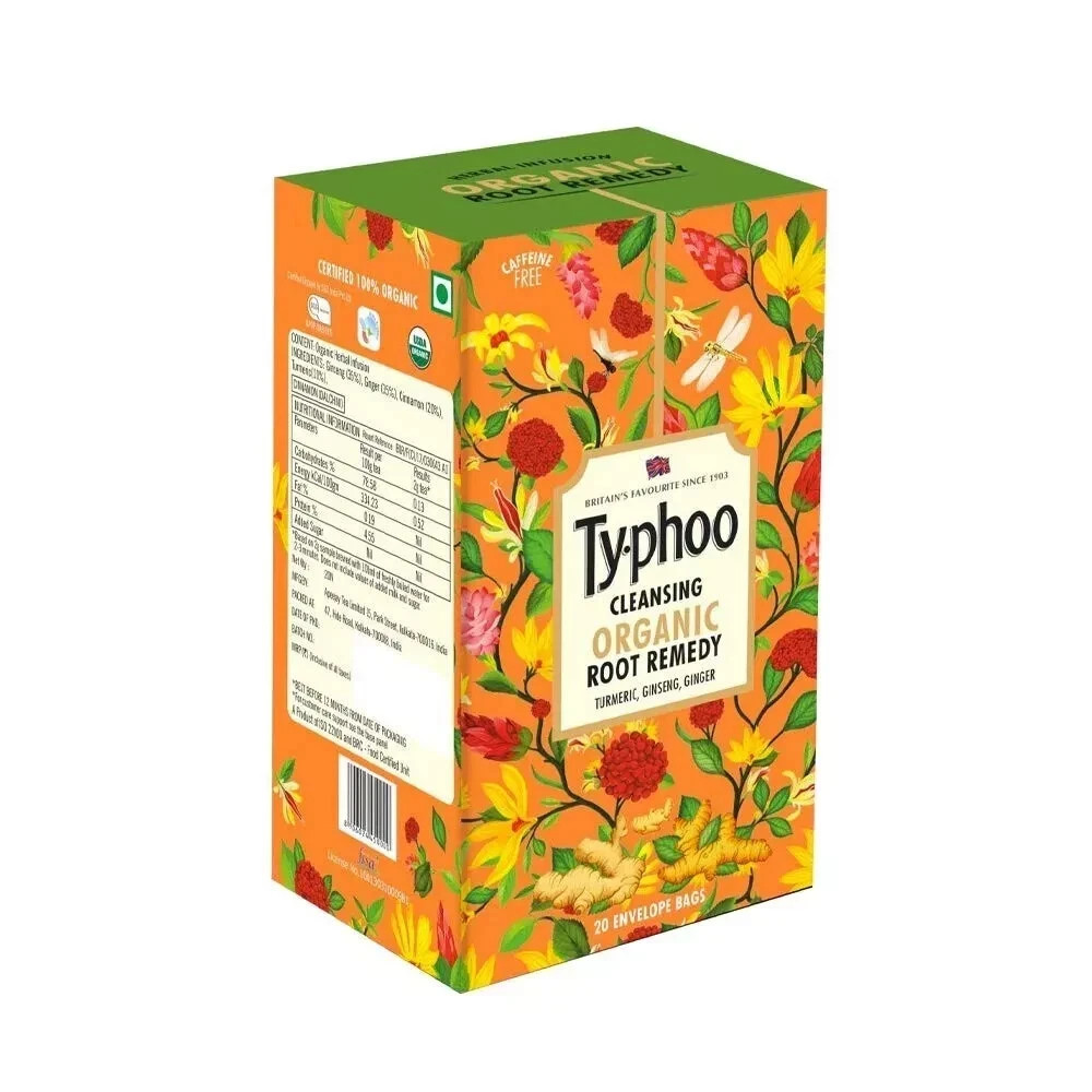 Ty-phoo Cleansing Organic Root Remedy Tea Bag (20 Tea Bags), 36 grams