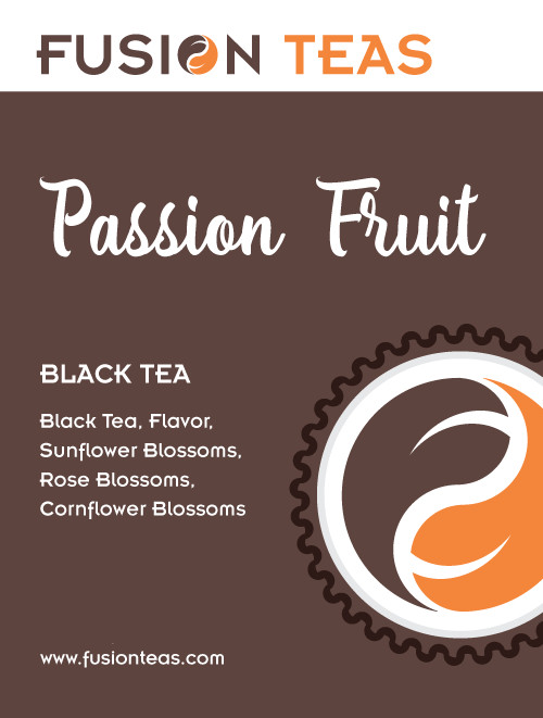 Passion Fruit Black Tea – Premium Loose Leaf Blend – Fusion Teas