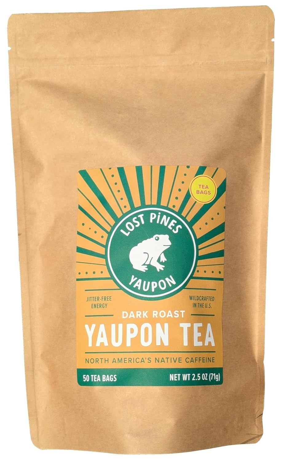 Yaupon Tea Bags – Dark Roast – Lost Pines Yaupon Tea – Regenerative Foraged