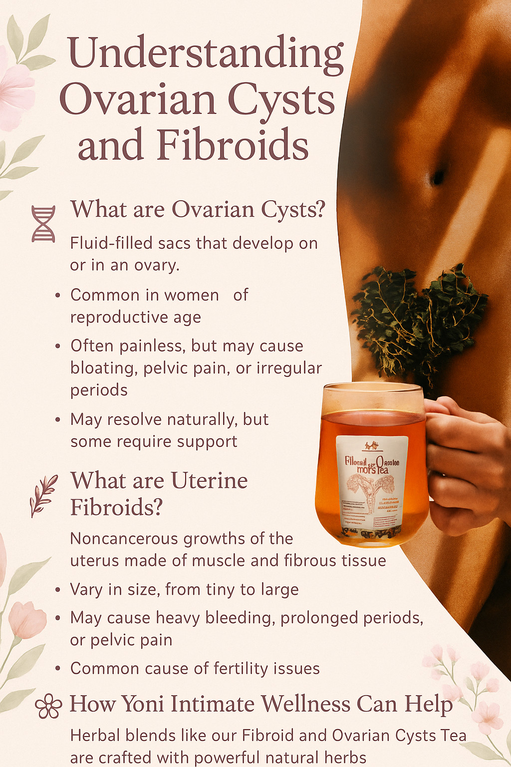 Fibroids and Ovarian Cysts TEA. POWERFUL JAMAICAN DETOX AND CLEANSE HERB TEA