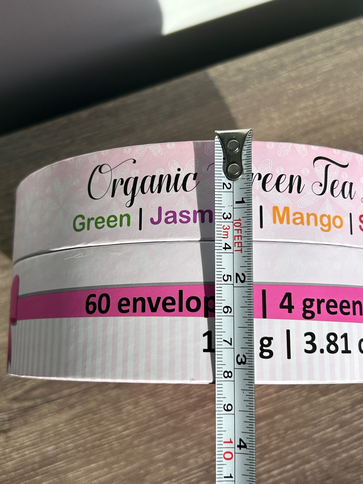 Touch Organic Green Tea 60 envelopes/4 green tea blends.