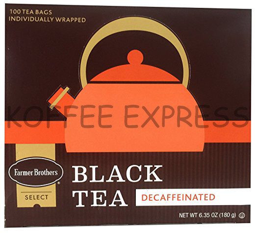 Farmer Brothers Black Tea: 3 Boxes Regular (300 bags) & 3 Boxes Decaf (300 bags)