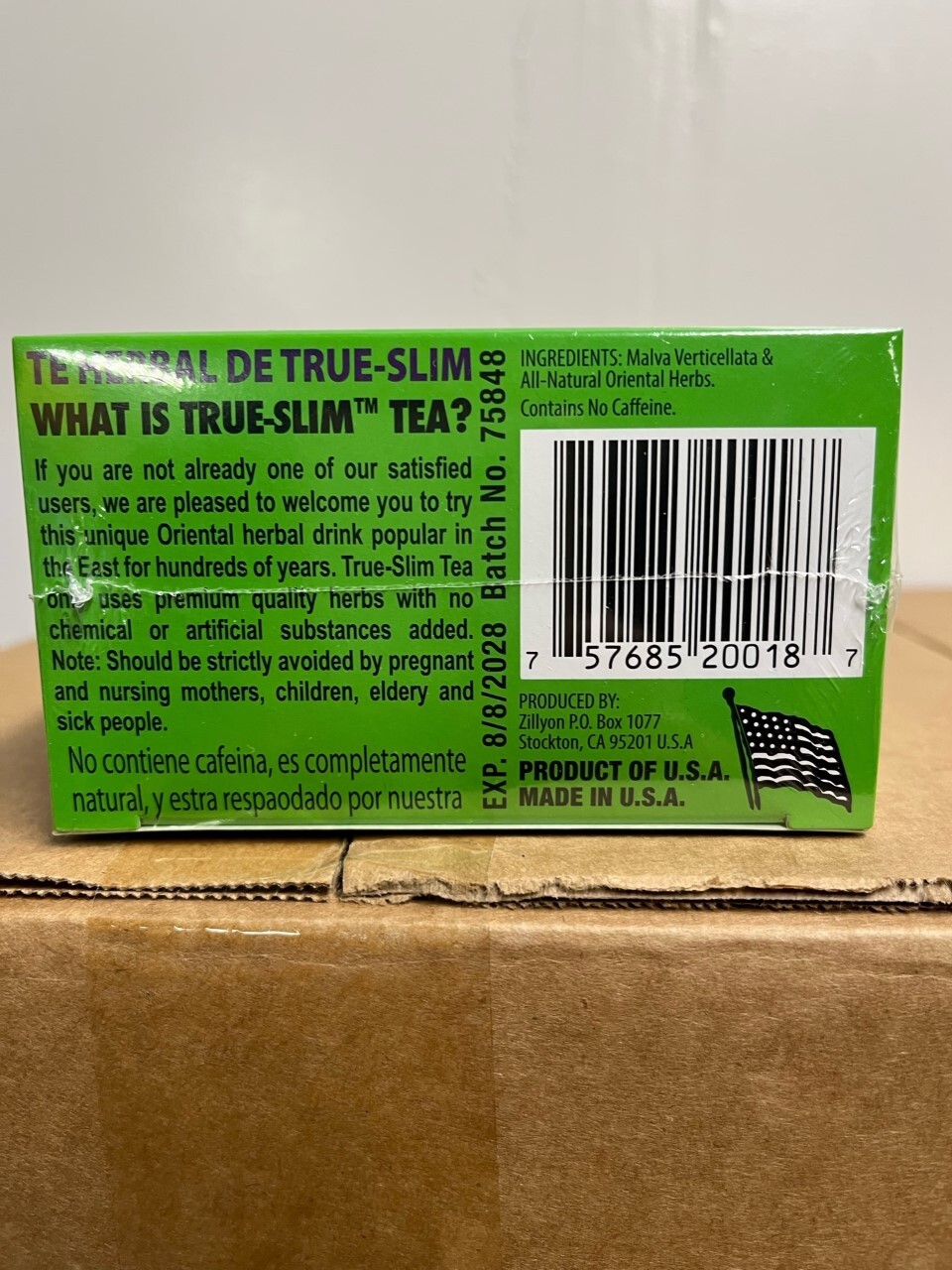 Bamboo Leaf Regular Strength Dieters’ II True Slim Tea 30’s reduce weigh 真草减肥茶