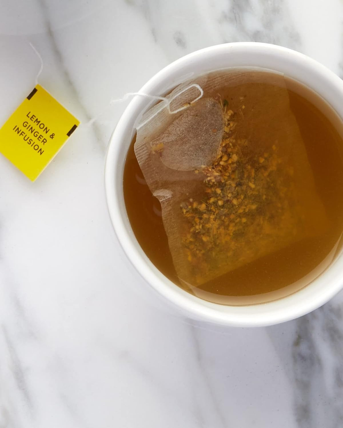 Lemon & Ginger, Herbal Tea, Individually Wrapped Bags, 100 Count (Pack of 1), Cl