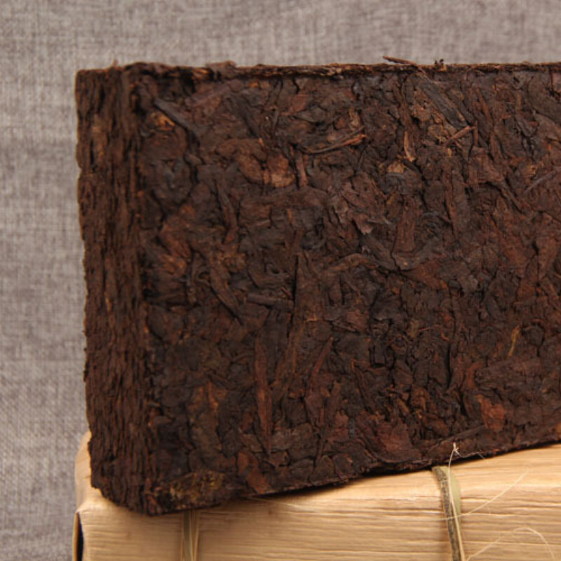 1000g Bamboo Shell Old Pu’er Tea Brick Yunnan Ancient Tree Big Leaf Pu-erh Tea