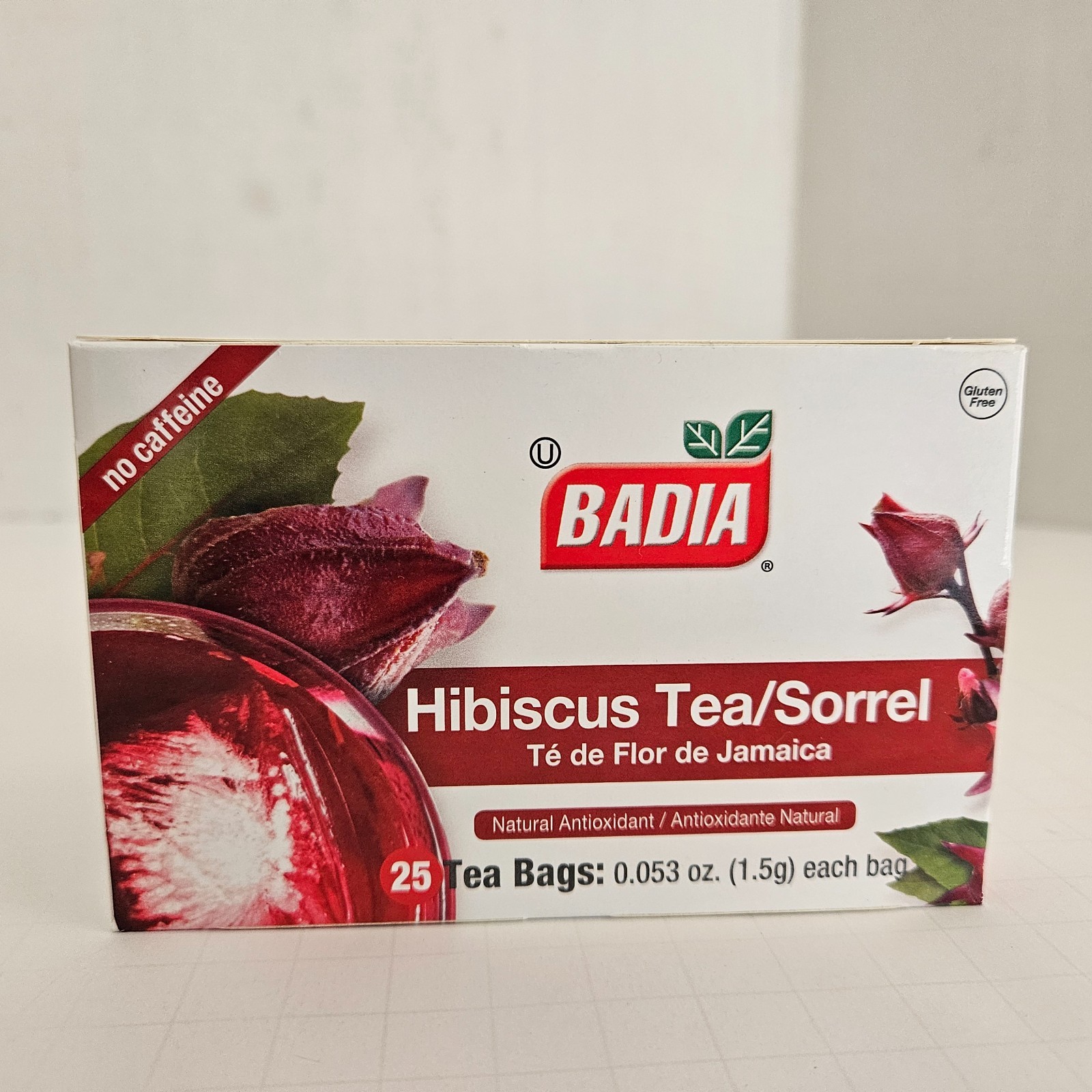 Badia Hibiscus Tea Sorrell 50 Bags Antioxidant No Caffeine BB 10/2027
