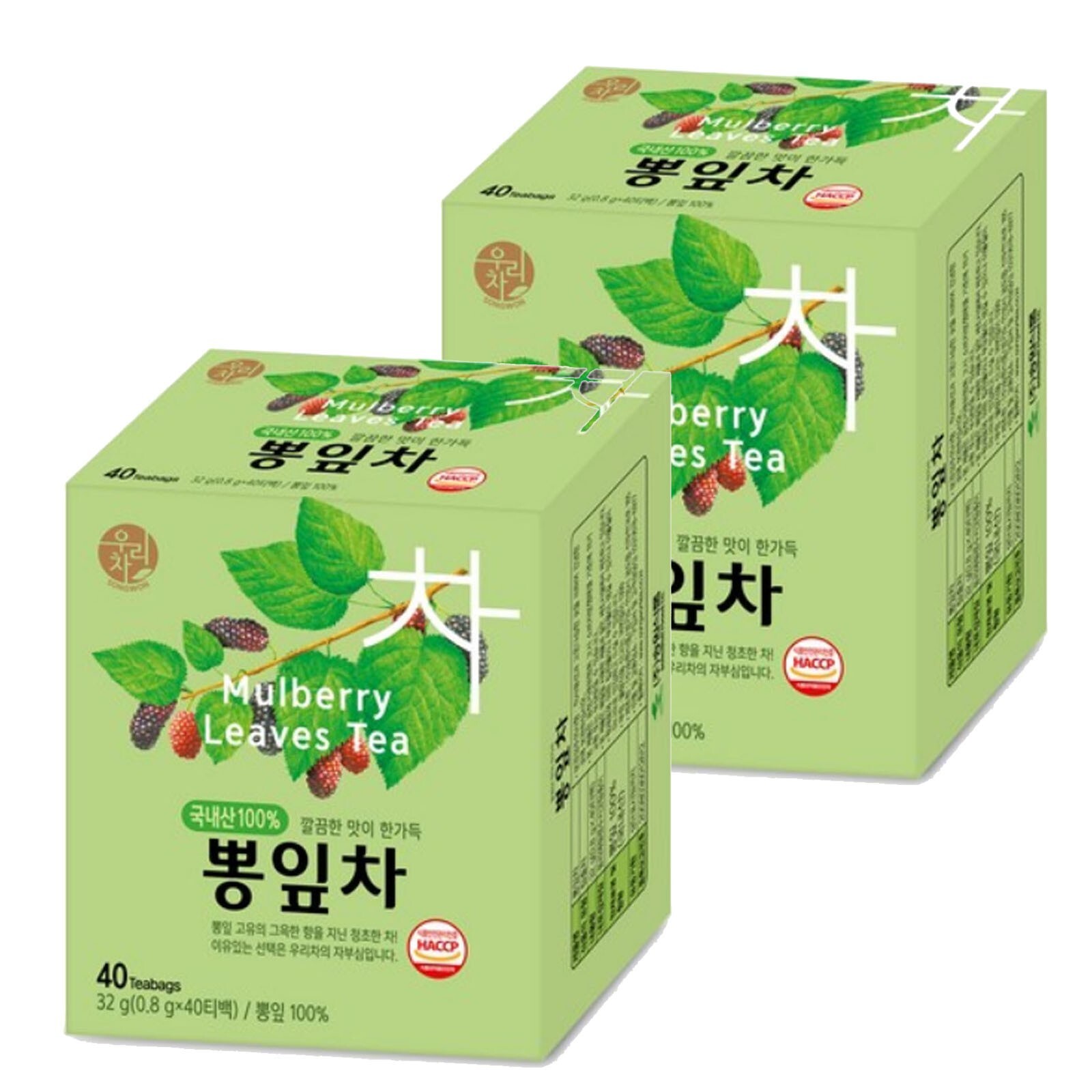 Korean Songwon Mulberry Leaves Tea 80 Tea bag