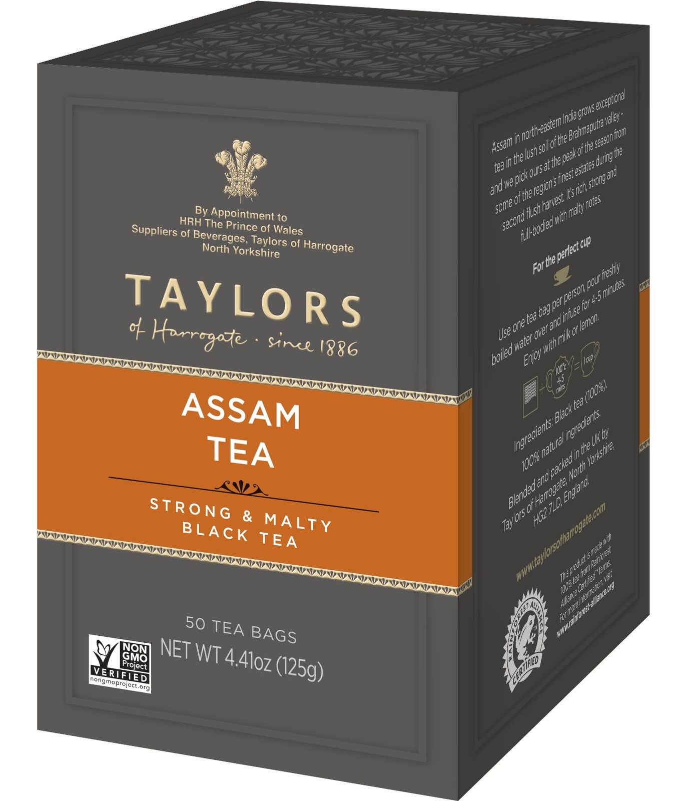 Taylors Of Harrogate Pure Assam Tea Bags Pack Of 300 Rich Malty Flavor