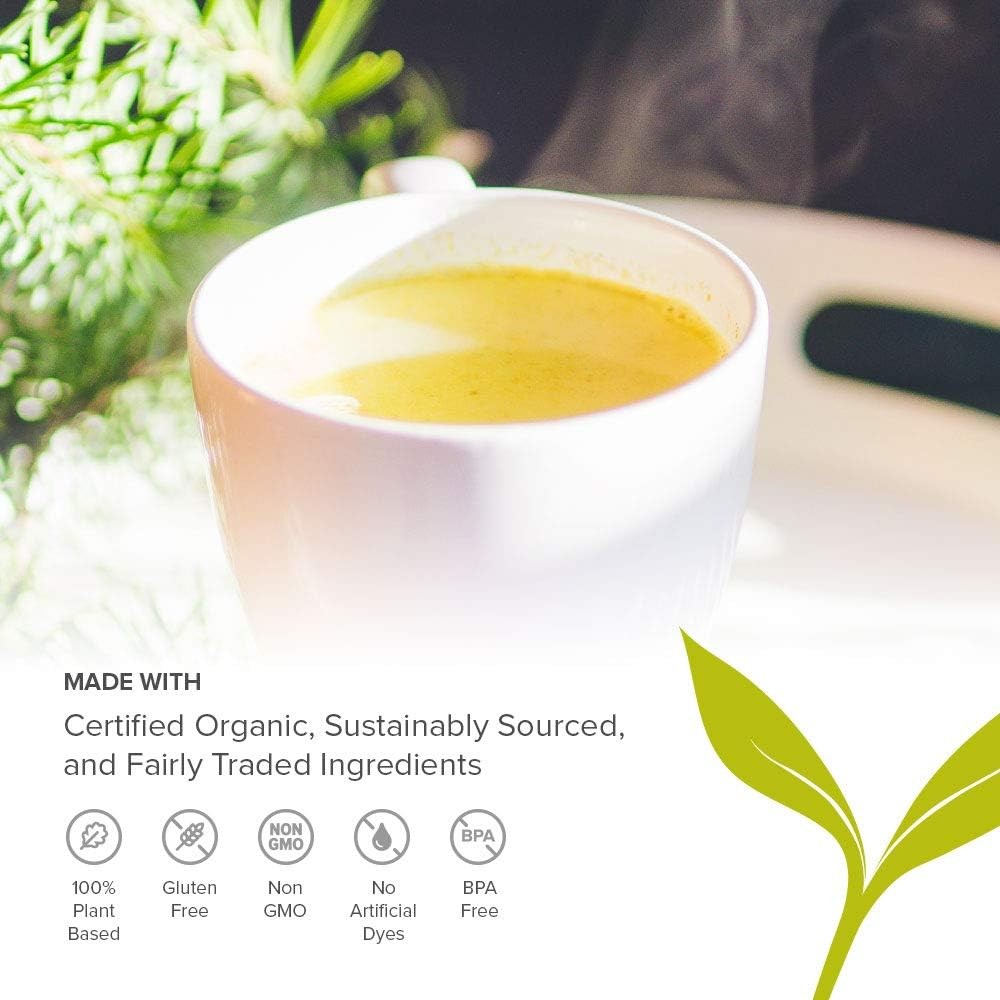 Banyan Botanicals Turmeric Milk – Organic Turmeric Latte Mix with Ashwagandha…
