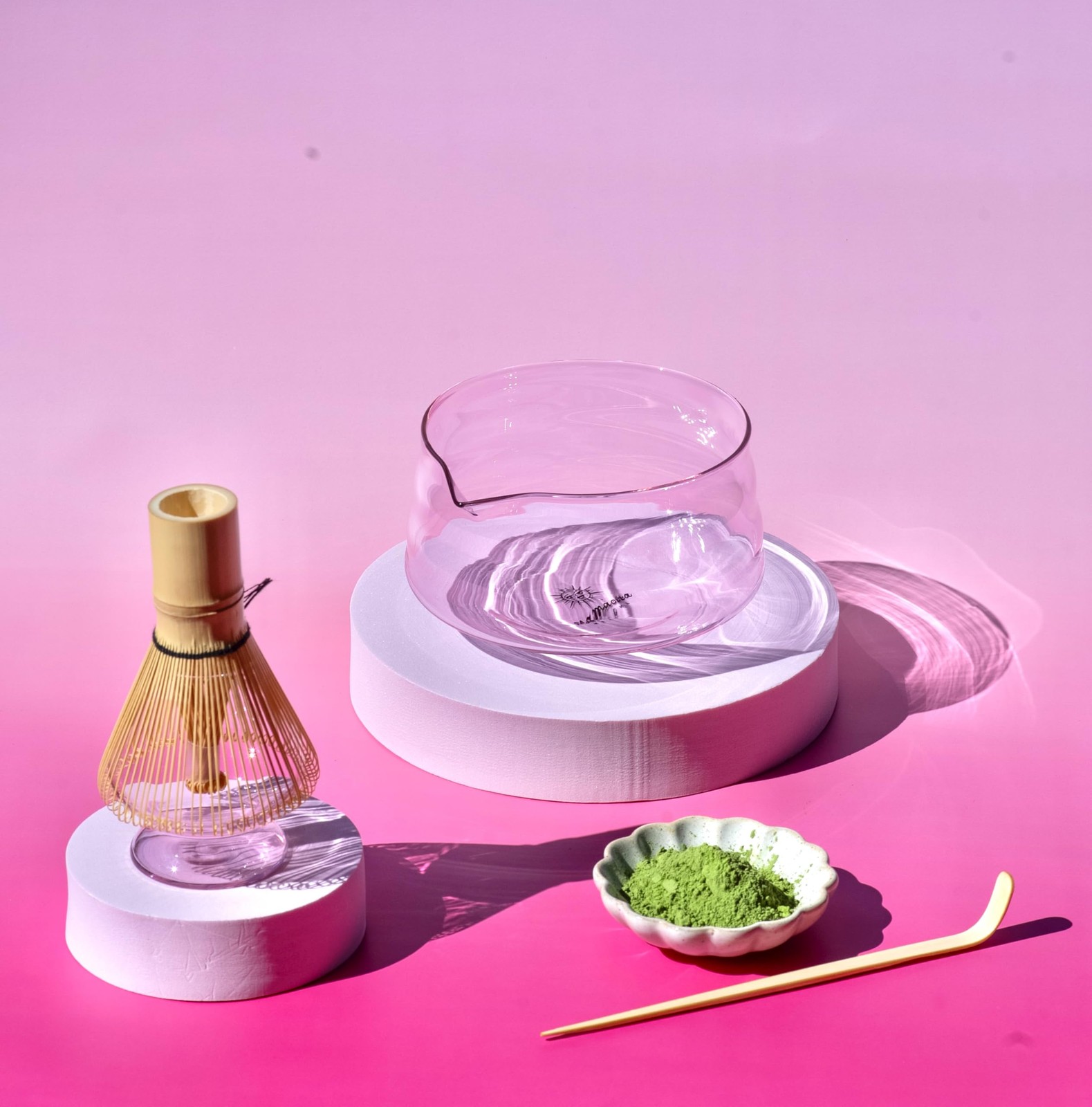 Matcha Whisk Set, 5-Piece Matcha Bowl and Whisk Kit with Bamboo Scoop, Glass …