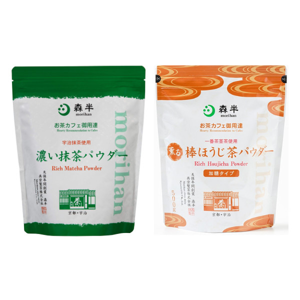 morihan Rich Houjicha Powder 500g Sweetened type from Japan