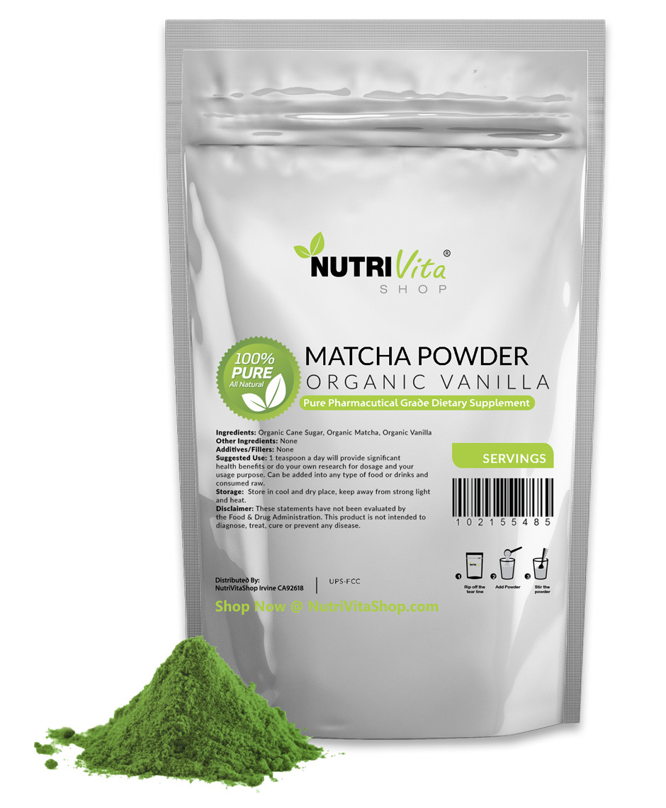 5KG (11lbs) Vanilla Matcha Green Tea Powder USDA Organic Japanese nonGMO