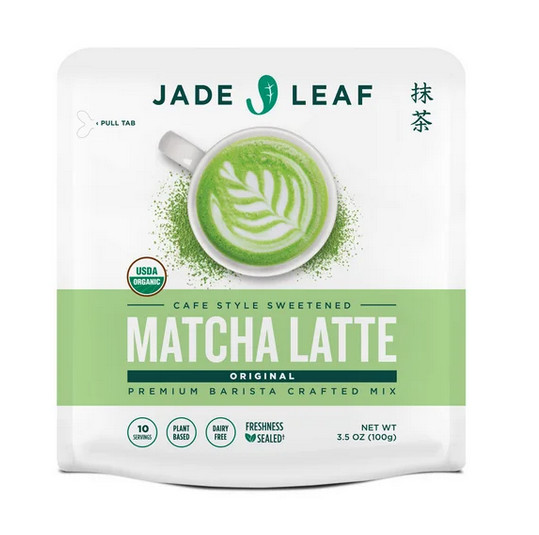 Jade Leaf Matcha, Organic Japanese Matcha Latte Mix, Powdered Tea, 3.5 Oz