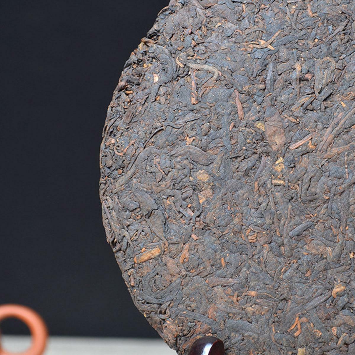 HelloYoung Pu erh Tea 357g Yunnan Old Tree Ripe Cake for Home Brewing