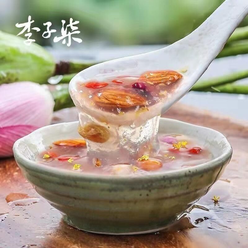 Chinese Snacks Oufen Izhiqi Osmanthus and Nut Lotus Root Starch Powder Soup 350g