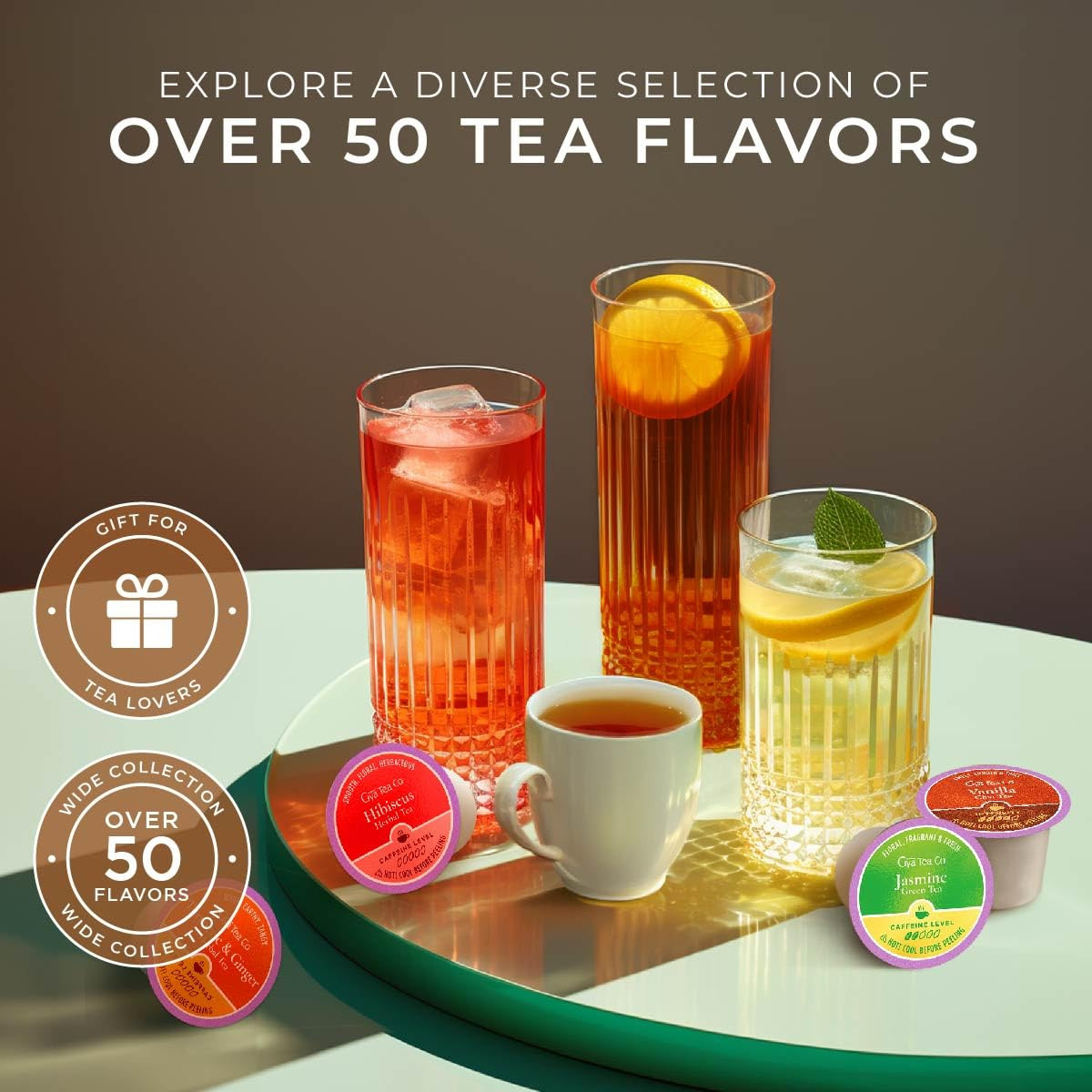 Her Wellness Tea Pod Collection Gift Set (16 Count) – Different Flavors Assorted