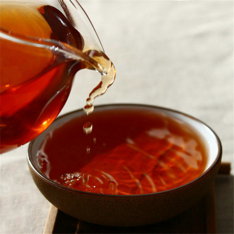 Organic Ripe Pu-erh Tea Cake 357g – Yunnan Compressed Dark Tea, Fermented Puerh