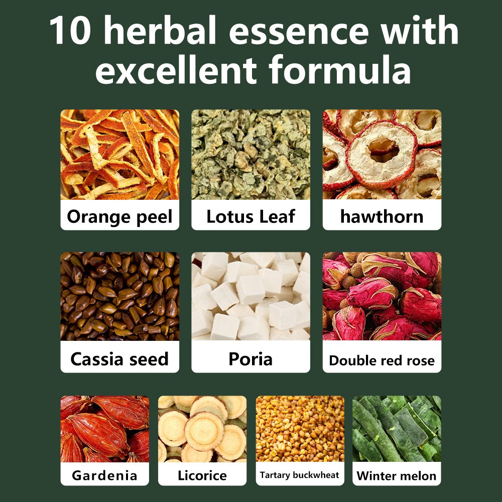 Oil-Reducing Tea-10 Herbal with Excellent Formula-75g