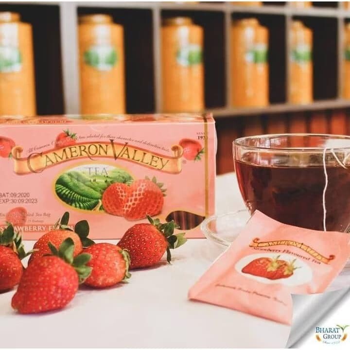 Cameron Valley Strawberry Tea – 2 Boxes (50 Bags) – Malaysia – Free Shipping