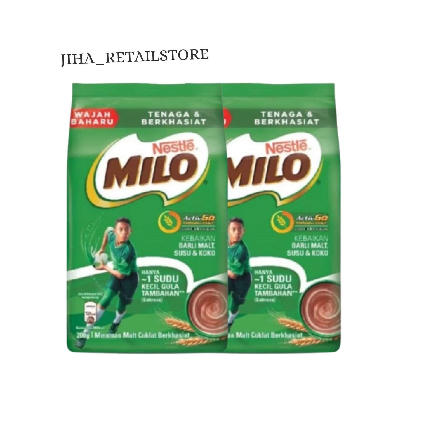 MILO Chocolate Malt Powder Drink 2 Pack 200gm -Fast Shipping