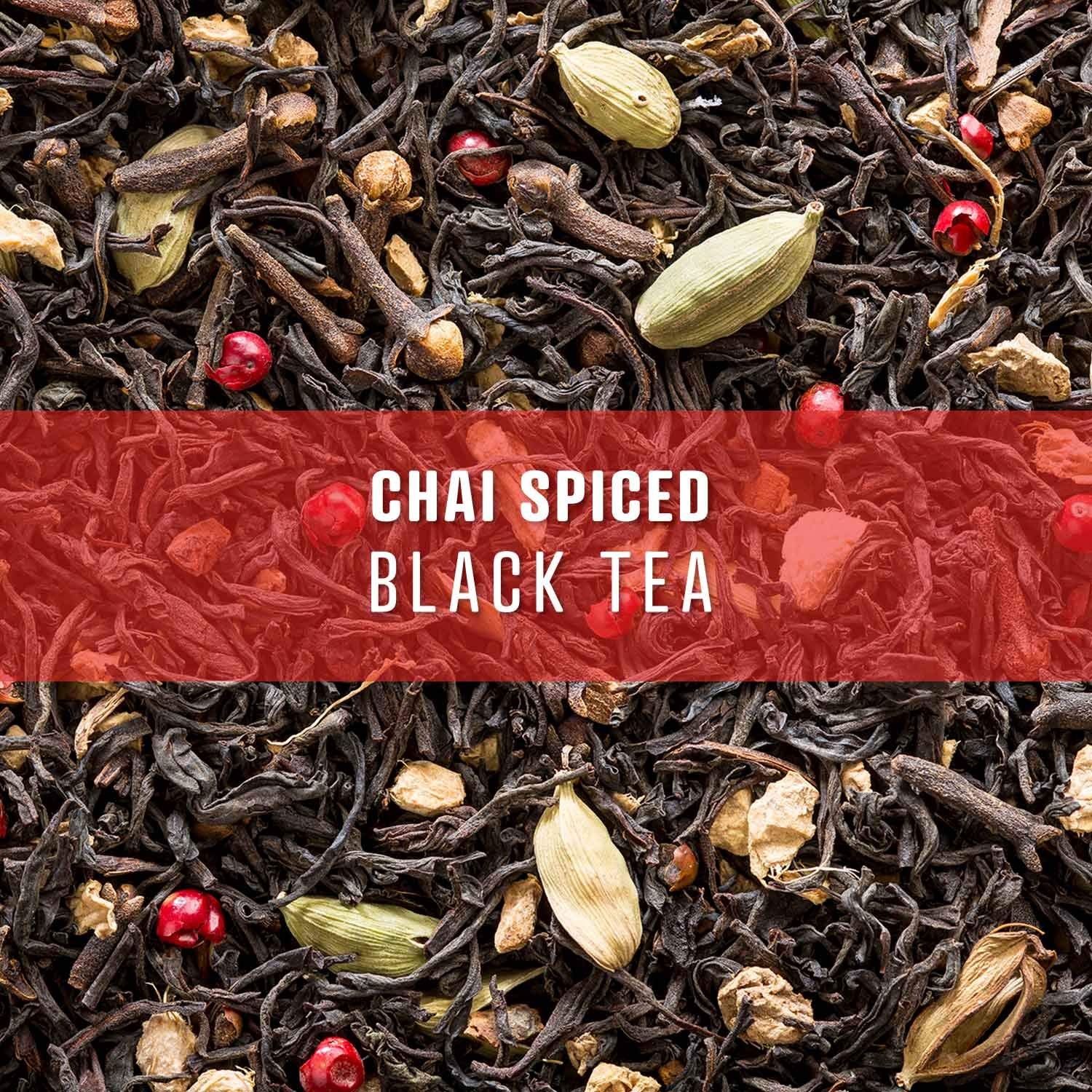 Loose Leaf Chai Black Tea High Caffeine 3 Oz Pouch 30 Cups Premium Drink