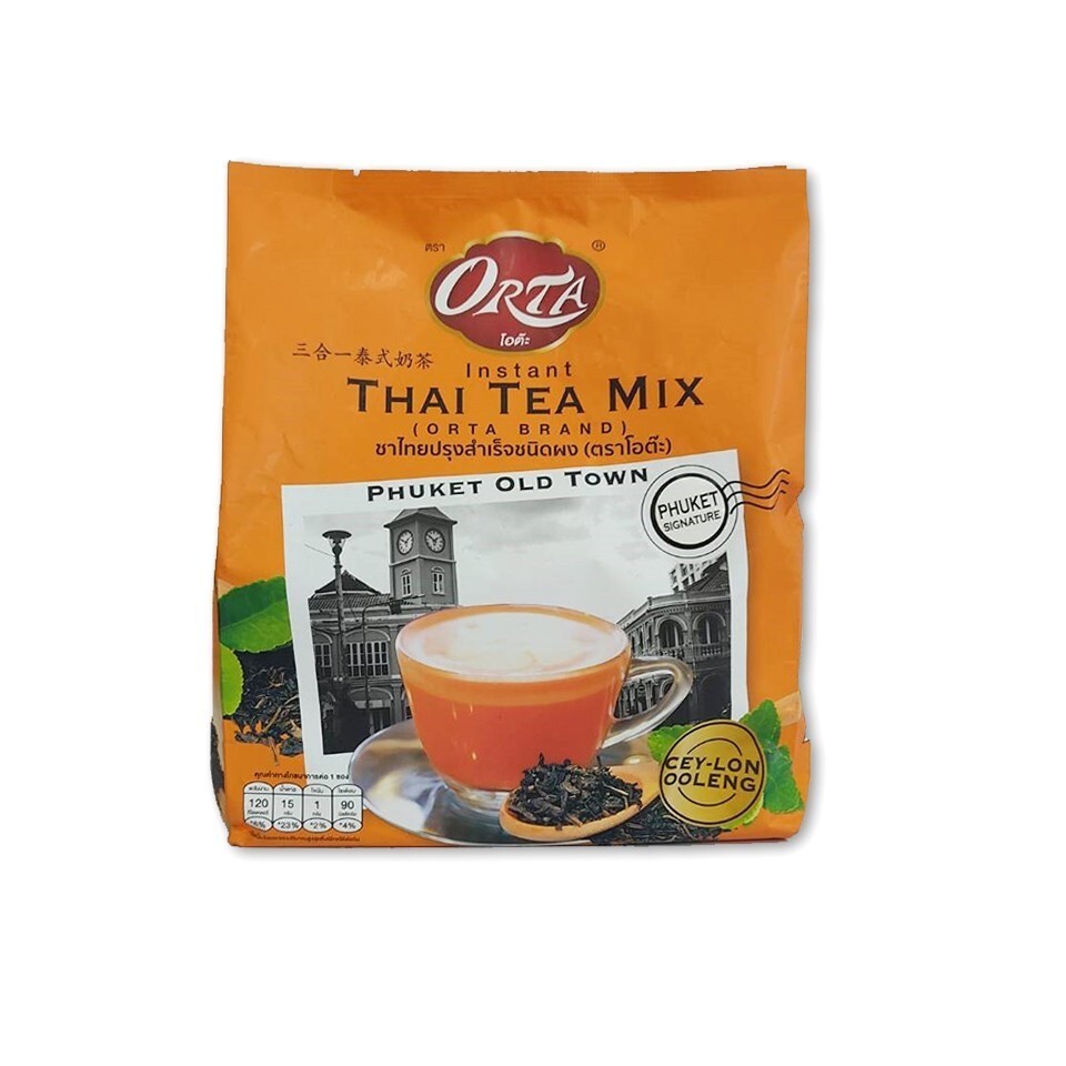 ORTA Instant Thai Tea Mix Phuket Oldtown Beverage Signature Drink Thailand