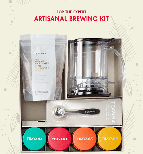 🎅 NEW! 🎄 HOLIDAY FACTORY TEAVANA STEEPING ARTISANAL PLATINUM MAHARAJA KIT🎄🎄