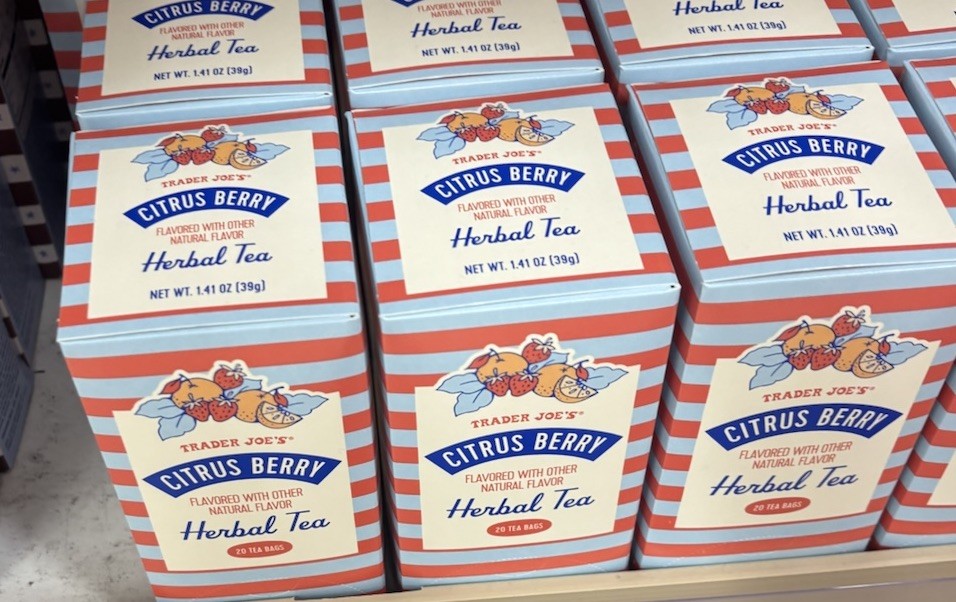 3 Packs Trader Joe’s CITRUS BERRY Herbal Tea 20-Tea Bag Great Hot or Iced!