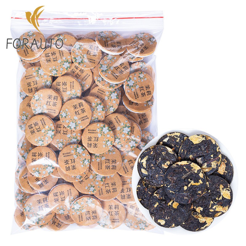 500g New Tea 2024 Jasmine Black Tea Tea Cake Mount Wuyi Souchong Black Tea