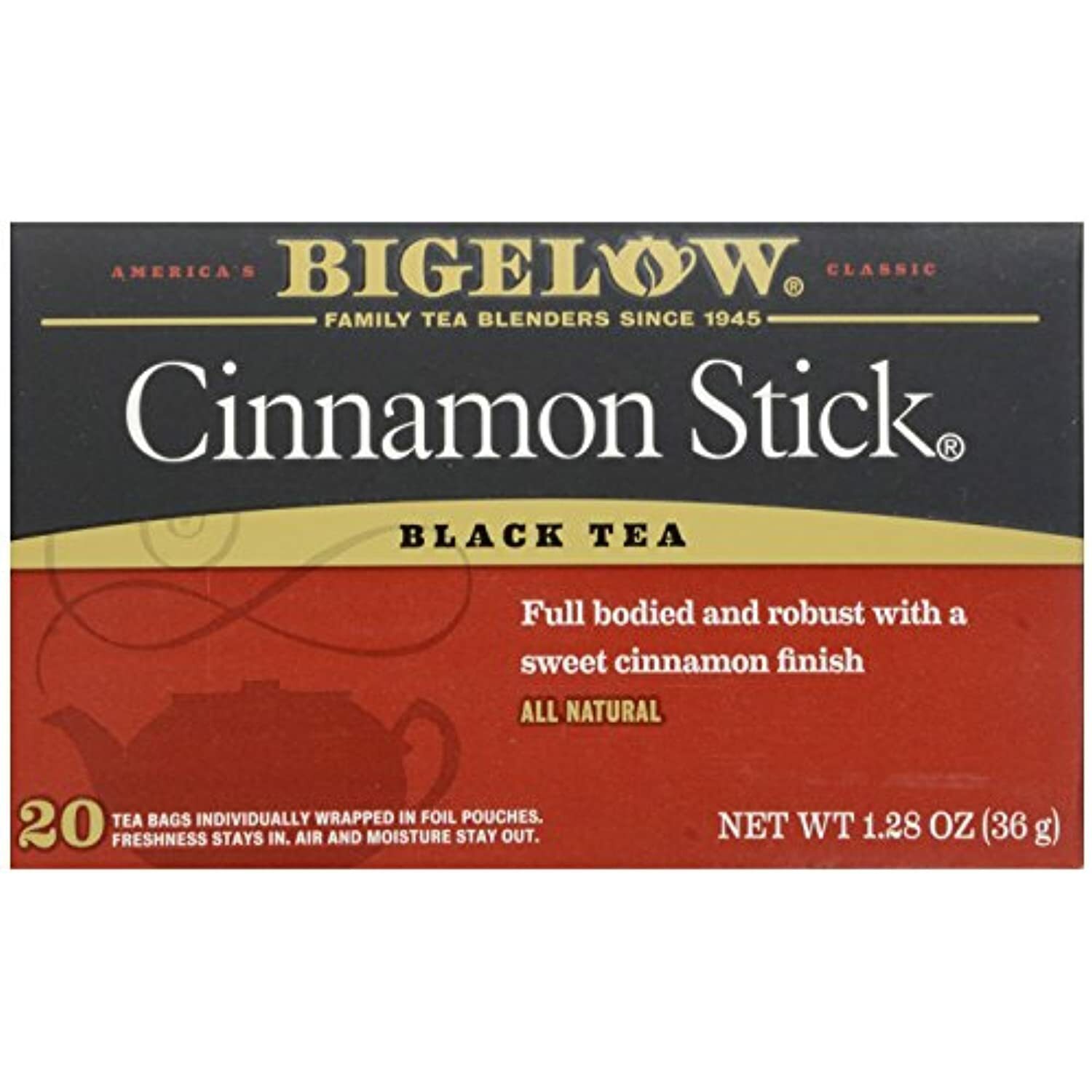 Bigelow Tea Black Tea Cinnamon Stick 2 PACK